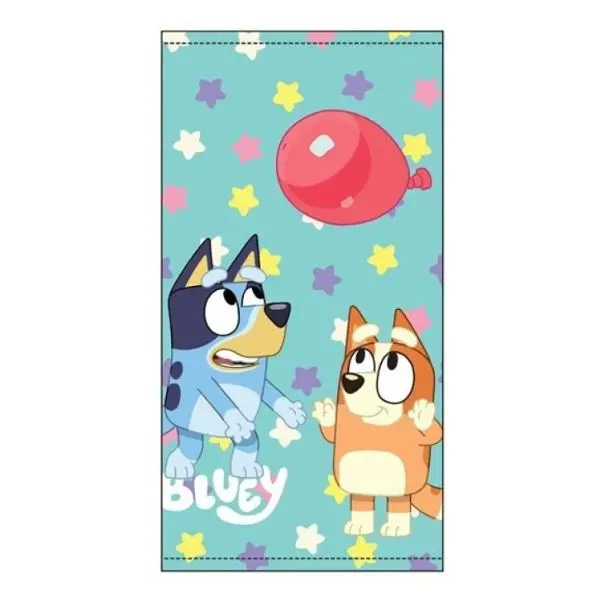 Toalla Playa Piscina Infantil Bluey Oficial 70x140cm de microfibra para niños - 1