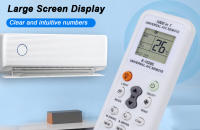 Control Remoto Universal Para Aire Acondicionado Compatible Con LG Gree Midea Toshiba Haier Daikin Hitachi Sharp Panasonic Samsung Sanyo Hisense Fu - details 2