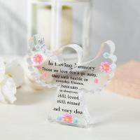Pie De Luto En Acrílico Con Diseño De Angelito Recuerdo De Lamentación Regalo Para El Pérdido De Amados Figura De Memorial De Despedida - details 3