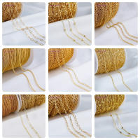 Bolas Redondas Y Planas De Latón Galvanizado En Oro 18K Para Suministros De Joyería DIY Accesorios Para Pulseras Y Collares - details 36