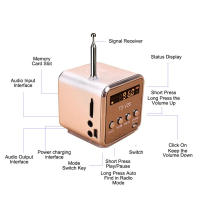 Mini Radio Portátil Recargable FM Con Bluetooth Voz Adecuado Para Computadora Teléfono Móvil MP3 Musica Características Especiales - details 2