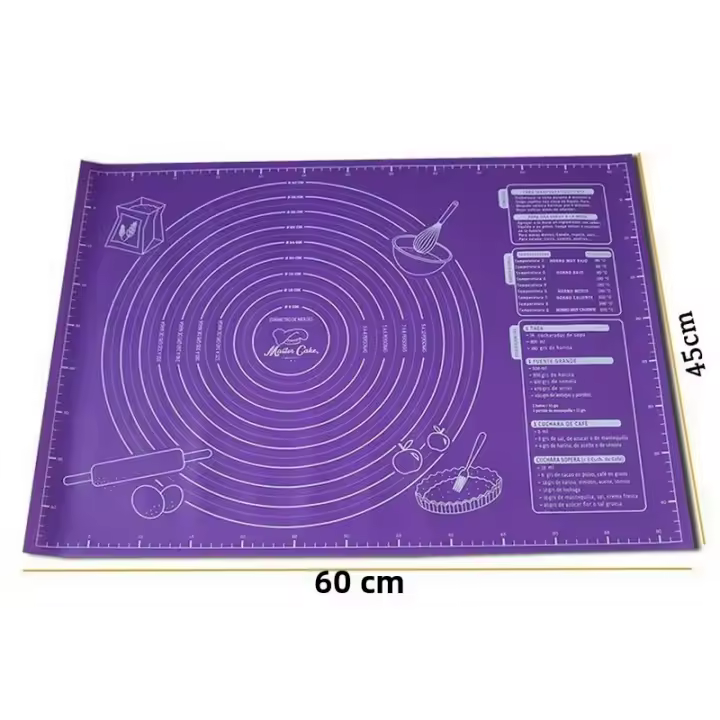 1 Pc Almohadilla De Amasar Ecológica Para Hornear Y Panel De Masaje Para Contorno De Cocina Herramienta De Panadería - 1