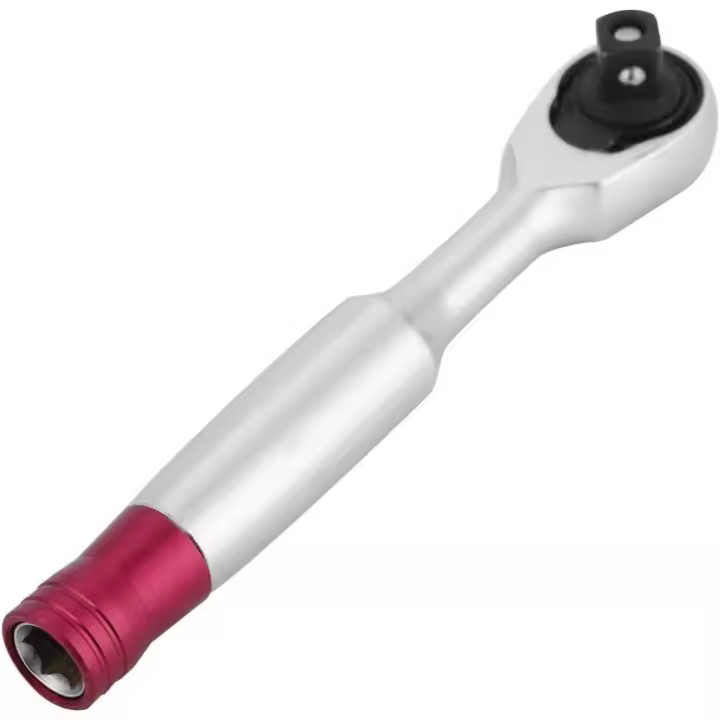 1/4 Inch Socket Ratchet Wrench Mini Ratchet Torque Repair Set Auto Herramienta de Servicio - 1