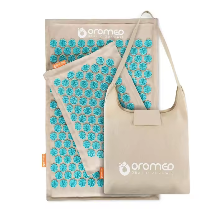 Oromed Estera de Acupresión Oro-health, Color Gris - Fácil Almacenamiento y Plegable - 1