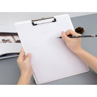 Bview Art Clipboard De Tamaño A6 Con Clip De Metal De Perfil Bajo Y Soporte Para Oficina Suministros De Papelería 1 Pieza - details 3