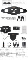 Máscara LED De Silicona Sin Cable Para Rejuvenecimiento De Piel Con Luz Infrarroja Y Cuello Antiarrugas Iluminación Fototerapia Para Brillo Facial - details 8