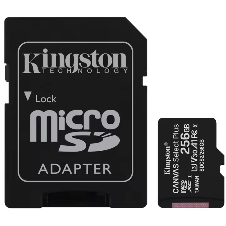 Kingston Canvas Select Plus MicroSDXC UHS-I 256GB Clase 10 - 1