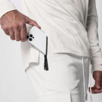 Sudadera De Algodón Grueso Para Hombre Con Capucha Deportiva Casual Conjuntos De Entrenamiento Pantalones Y Sudadera Para Gimnasio Y Correr - details 23