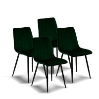 Furniture Style S.L. - Pack de 4 Sillas de Comedor Vintage Modelo Iria en Terciopelo - details 0