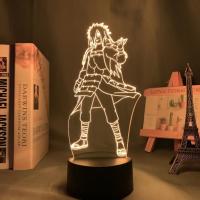 Lámpara Nocturna 3D Anime Naruto Figura De Team 4 Shisui Uchiha Madara Luminosa En Acrílico Regalo De Navidad Para Niños Y Niñas - details 1