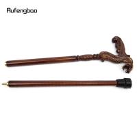 Bastón De Madera Marrón Serpiente Cobrera Moda Decorativo Para Fiesta De Disfraz Y Halloween Bastón De Caminar Cruzado De 93cm Con Punta De Goma - details 9