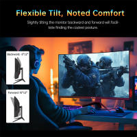 KTC 32 Pulgadas Gaming Monitor Curvo Pantalla para PC juegos, 180Hz 2K QHD 2560*1440, 1ms, 125% sRGB, Panel HVA 1500R Sin Marco, 2*HDMI2.0, 2*DP1.4, Low Blue Light, FreeSync & G-Sync, compatible con montaje en pared, ideal para juegos FPS, RTS, RAC, MOBA - details 11