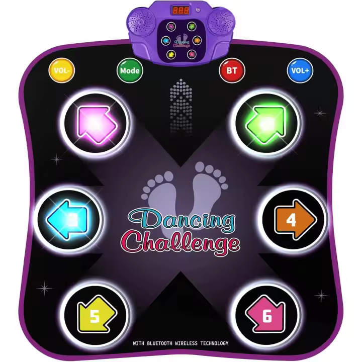 Alfubra de Bola Electrónica with Bluetooth inalámbrico Iluminado de 6 Botas, juego de Rego de cumpleaños para niños de 3 4 5 6 7 8 9 10 + años - 1