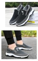 Zapatos De Tela Para Hombre Verano/Otoño Transpirables Antideslizantes Con Suela Suave Y Cómodos Zapatillas Casuales De Caña Baja Material Superior PU - details 10