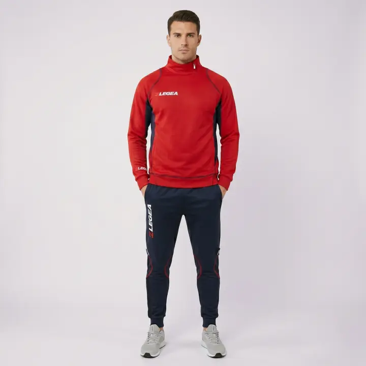 Legea Gym Storm Training Suit - Rojo-Azul - Poliéster y Algodón - 1