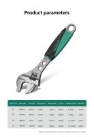 Llave De Abrazadera Ajustable GREENER Con Abertura Grande Herramientas Domésticas De Acero Cr-V Para Angulo Slidable 8-10-12-15 Pulgadas - details 13