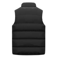 Chaqueta De Invierno Para Hombre Casual Sin Mangas Cálida Chaleco Impermeable Con Cierre De Cremallera Chaqueta De Poliéster Y Algodón - details 5