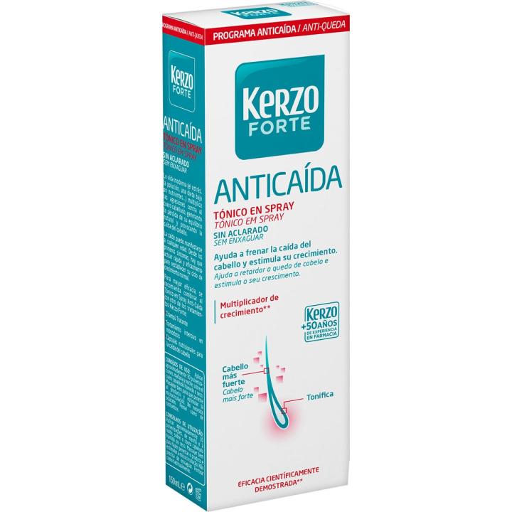 Champú Anticaída Kerzo Forte para Fortalecer y Revitalizar el Cabello