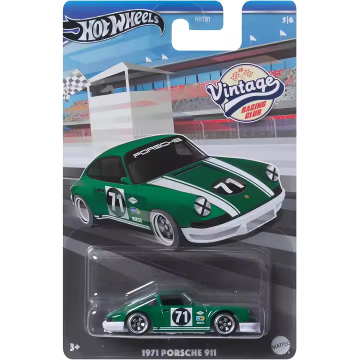 Hot Wheels Vintage 1971 Porche 911 5/6 HRT81 Mattel - 1