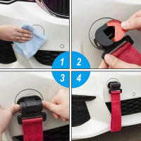 Cinta De Remolque De Alta Resistencia Para Coche Con Adhesivo Decorativo Correa De Remolque De Nylon Para Bumper Y Trailer - details 5
