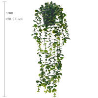 Vine Artificial De Eucalipto Para Decoración De Hogar Y Bodas Plástico Hojas Colgantes Falso Rattan Ivy Uso Exterior Y Exposición - details 7