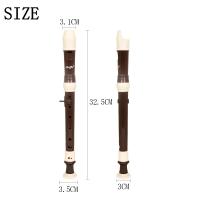SHUFFLE Clarinete Recorder Barroco Con 8 Agujeros ABS Flauta Soprano Vertical Para Principiantes Instrumento De Viento Musical Regalo - details 1