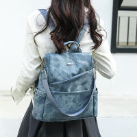 Mochila para mujer, nuevo estilo, moderna, versátil, antirrobo, de PU, de gran capacidad, de alta gama - details 10