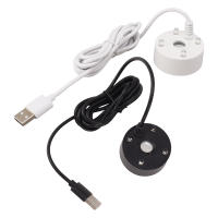 Fogón De Niebla Con Luz LED Colorida USB Atomizador De Fuente De Sonido Para Piscina Rocadura De Peces Grifo Mist Maker 5V - details 3