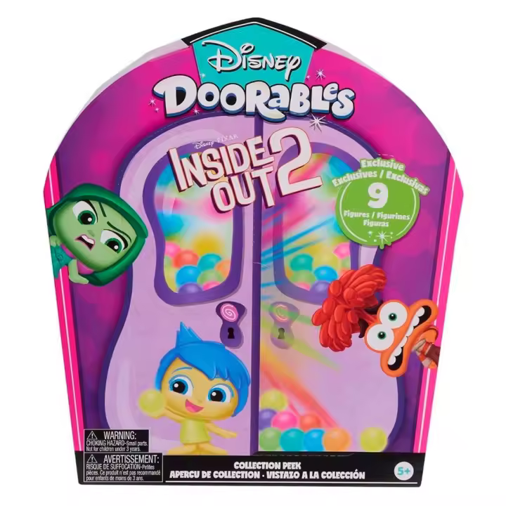 Set 9 Mini Figuras Sorpresa Inside Out 2. - 1