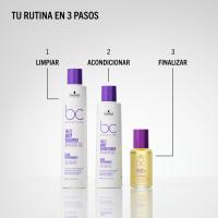 Schwarzkopf Professional Bonacure Frizz Away Smoothing Oil 50 Ml. / Aceite suavizante anti-encrespamiento para cabello grueso, rebelde y con frizz. - details 6