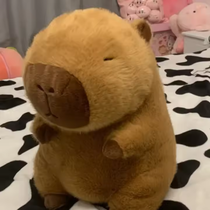 Muñeco De Peluche Capibara Anime Suave Y Fluffy Juguete Kawaii Para Niños Y Adultos Regalo De Peluche Simulación De Capibara - 1