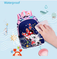Mochila Infantil Disney Mickey Mouse Minnie Para Niños Y Niñas Rosa Pequeña Bolsa Escolar De Dibujos Animados Para Jardín De Infantes - details 4