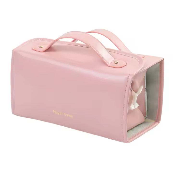 Bolso De Maquillaje Desmontable 4 En 1 Transparente Con Varios Compartment Plegable Para Viajes Y Exteriores Almacenamiento De Cosméticos - 1