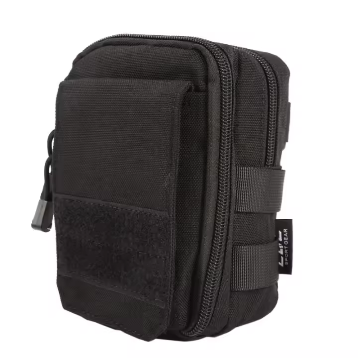 Bolsa De Cinturón Táctico Para Hombres Con Sistema Molle Bolsa De Mano Para Correr Y Camping Material Nylon Bolsa Suave De Espalda - 1
