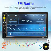 Reproductor MP5 Para Coche 7' Pantalla Dual 2 DIN Con Bluetooth Radio FM USB AUX TF Cámara De Estacionamiento Soporte Control Del Volante - details 6