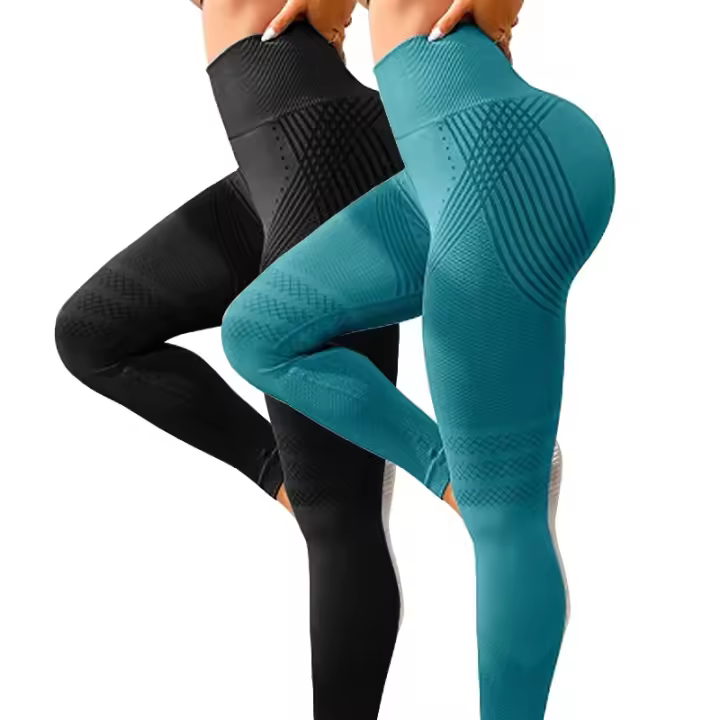 2 Piezas Leggings Mujer Push up Ejercicio Deportivo Leggings Mujer Scrunch Glúteos Pantalones De Gimnasio Sin Costuras Talla Verdadera MOV - 1
