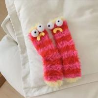 Calcetines De Plush Gruesos Y Cálidos Para Otoño E Invierno Calcetines De Gato Lindo Medio Calcetines Para Dormir En Casa Cómodos Y Suaves Para Mujer - details 11