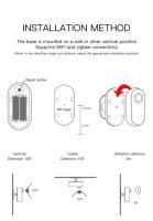 Sensor De Movimiento PIR Inteligente Tuya Zigbee Detector De Movimiento Humano Para Seguridad Alarme De Intrusos Control Remoto Por APP Compatible Con Alexa Google Home - details 9