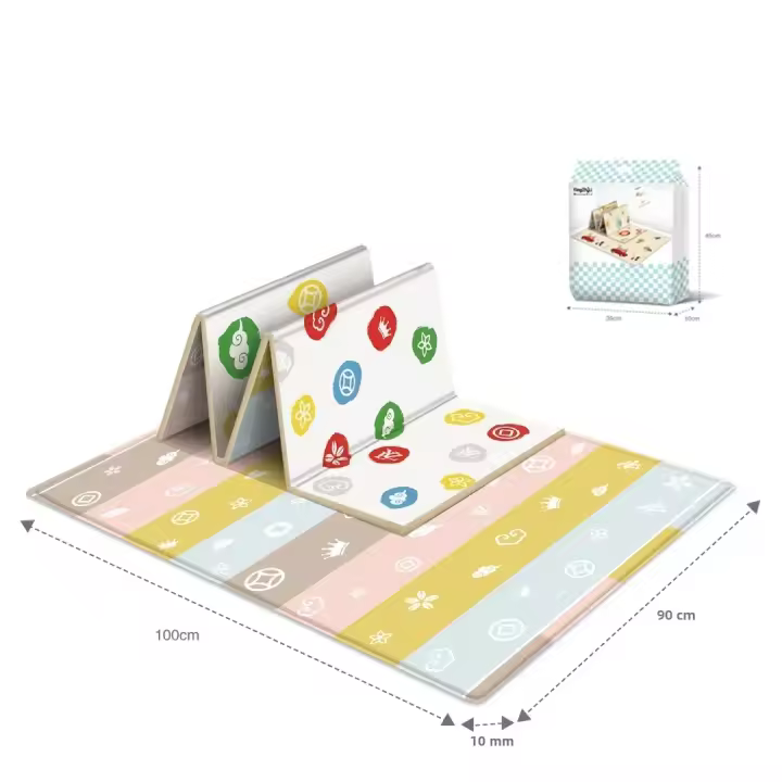 Alfombra De Juego Para Bebés Plegable Y Impermeable Reversible Y Versátil Perfecta Para El Suelo Ideal Para Bebés Y Pequeños - 1