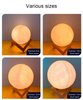 Lámpara De Mesa LED DIY Para Niños Luz Nocturna Personalizada De Luna Decorativa Para Dormitorio Iluminación De Escritorio Regalos De Cumpleaños - details 1