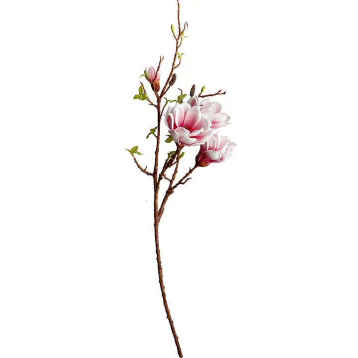 Poenia Arte Floral - Rama de Magnolia Artificial - 108cm - Decoración Floral - 1