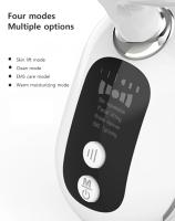 Instrumento de belleza para el cuello para eliminar las líneas del cuello y los pliegues nasolabiales, instrumento de belleza, instrumento de introducción reafirmante y lifting de luz facial, microcorriente EMS blanca - details 9