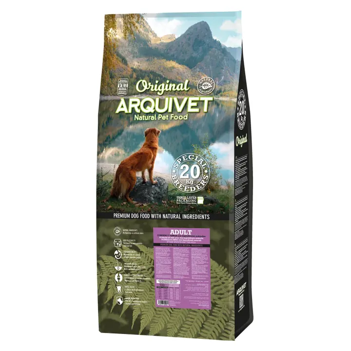 Arquivet-Original - Adult - Pienso para perros adultos de todo tipo de razas - Cordero y arroz - 20 kg - 1
