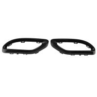 Cubierta De Tiras De Escape Negra Brillante Para Mercedes-Benz a B C E GLC CLS-W177 W247 W205 W213 X253 C257 Material ABS PC - details 0
