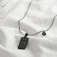 Collar Pendentivo De Acero Inoxidable Para Mujer Con Constelaciones Doble Cara En Color Negro Zodíaco Horóscopo Regalos - details 12