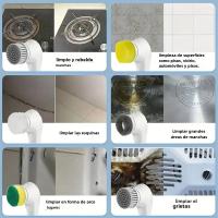 Limpieza Eléctrica Multifunctional Cinco En Uno Para Baño Y Cocina Herramientas De Limpieza Plástica Sin Químicos - details 2