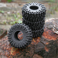 RS 4PCS Neumáticos De Goma Para RC Crawler 1:10 TRX4 Axial SCX10 II 90046 Gen8 Redcat 118*45mm 1.9" Mud Grappler Rojos - details 15
