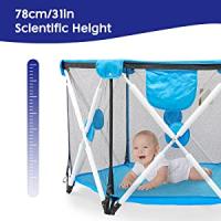 Parque Infantil para Bebé con Bolsa de Almacenamiento de Malla Transpirable Súper Suave Plegable y Portátil Hexagonal para Niños de 0 a 4 Edades - details 7