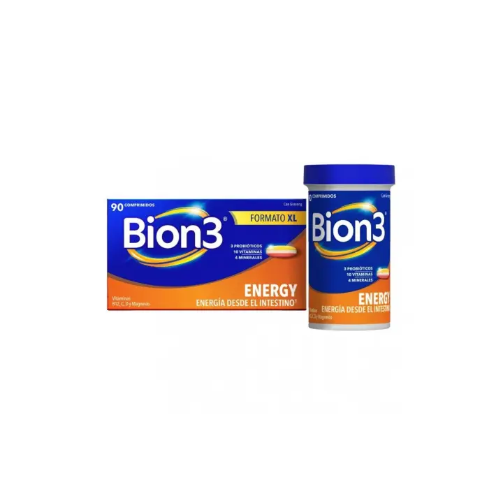 BION3 ENERGY FORMATO XL CON GINSENG 90 COMPRIMIDOS - 1
