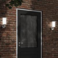 vidaXL Aplique de exterior de acero inoxidable luz de pared exterior Color Negro,  Plateado,  Plateado y mas - details 1